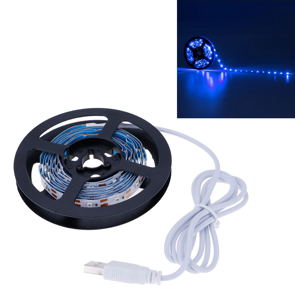 Гибкий 3528SMD USB 5V светодиодный номер магазин ноутбук ТВ задняя светильник ing полосы