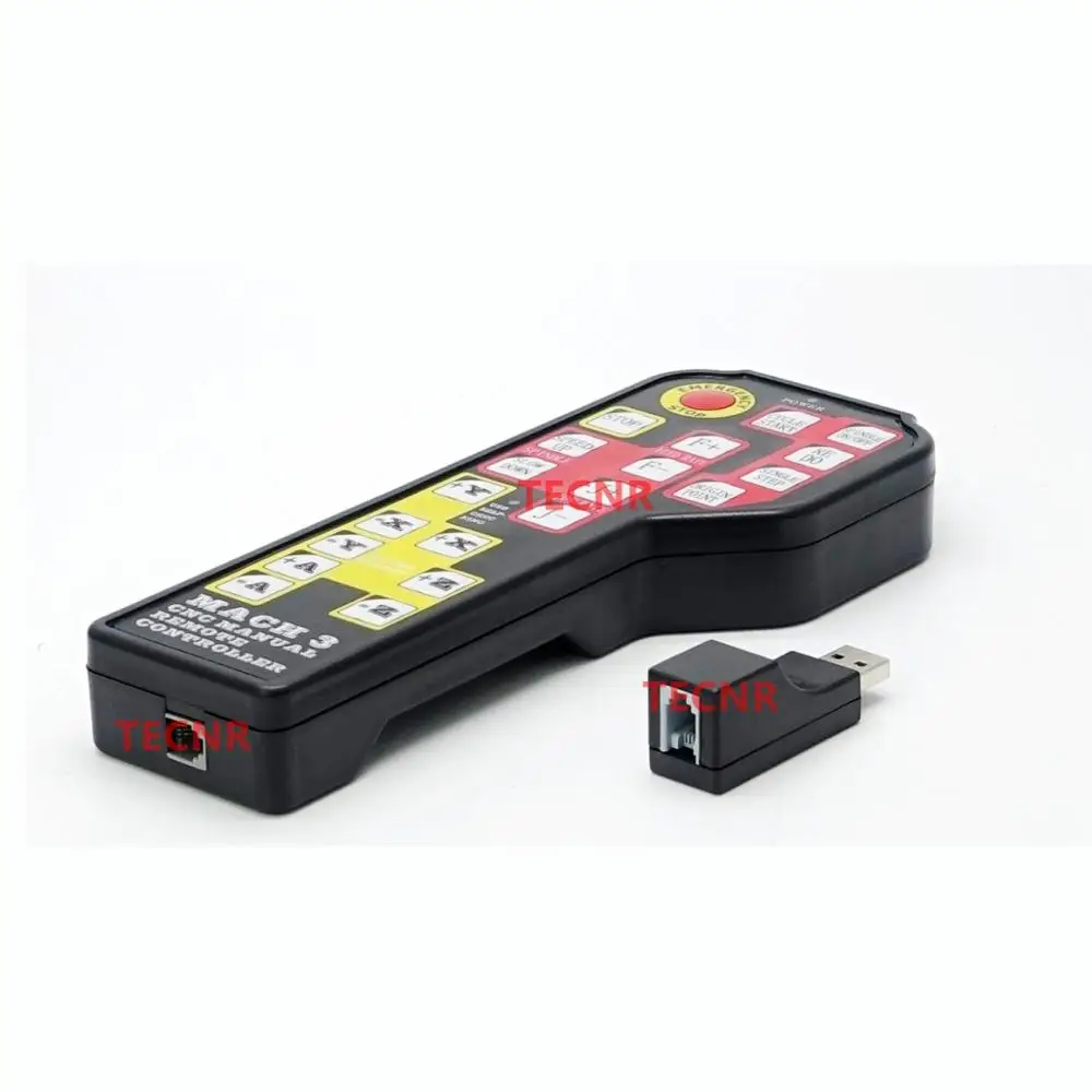 4 осевая ручная ручка дистанционного управления с ЧПУ Mach3 подвеска USB DSP JOG энкодер