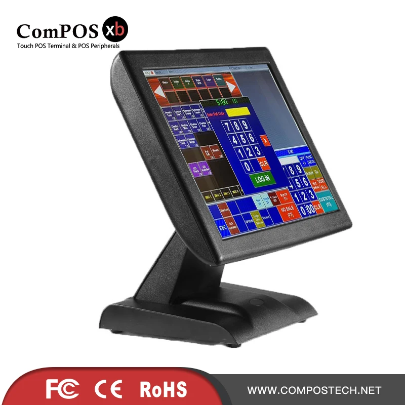 Сенсорная POS система все в одном ПК сенсорная с дисплеем VFD для клиентов на