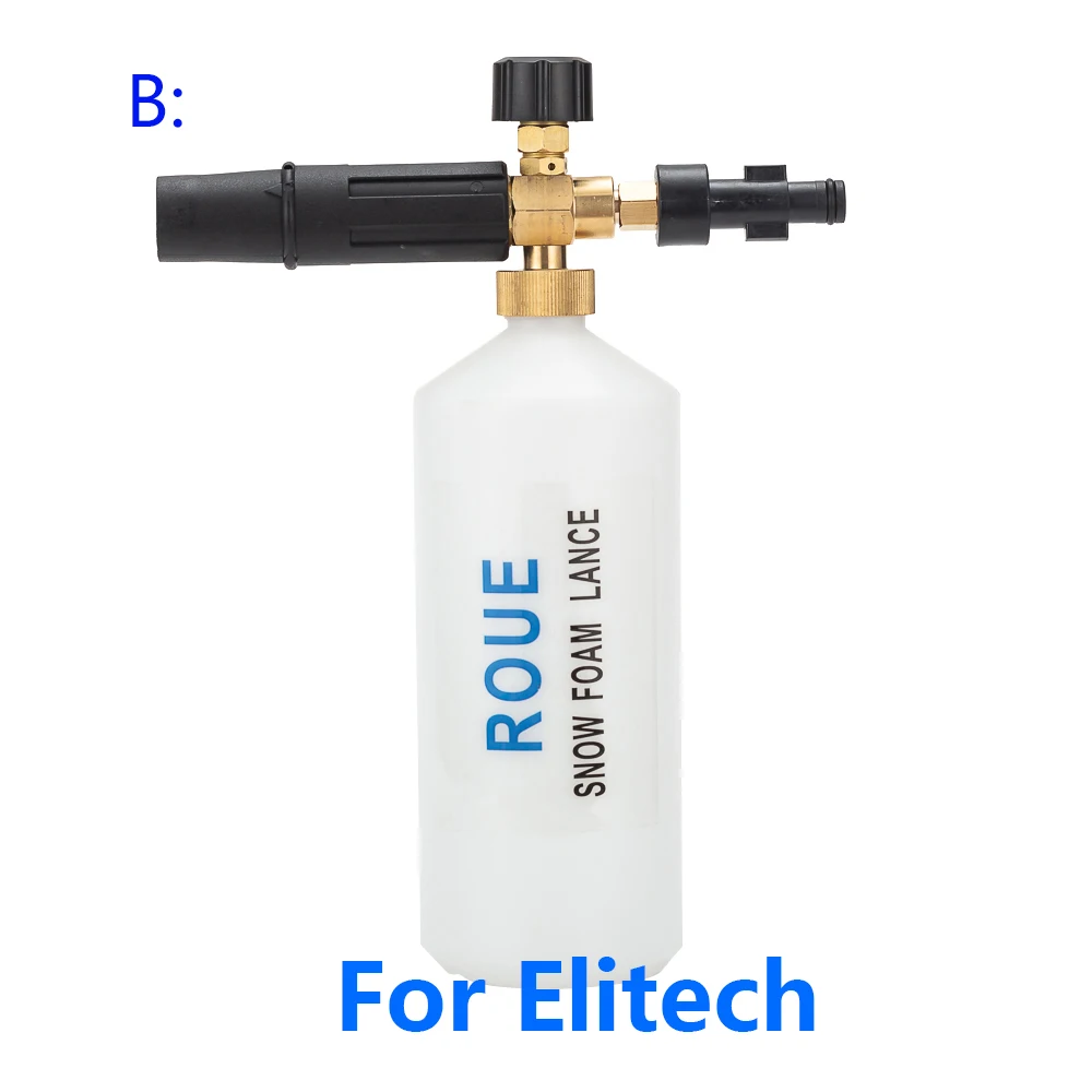 Snow Foam Lance Sprayer/ Foam Generator/ Foam Gun/ High Pressure Soap Foamer for Elitech Pressure Washer Car Washer Snow Foam Lance Sprayer/ Foam Generator/ Foam Gun/ High Pressure Soap Foamer for Elitech Pressure Washer Car Washer