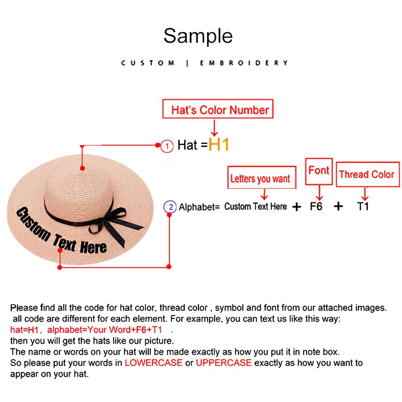 Вышивка индивидуальный пользовательский текст ваш логотип, название Женская солнцезащитная Кепка большая соломенная шляпа с полями Открытый пляж шляпа бабочка кепки Прямая поставка