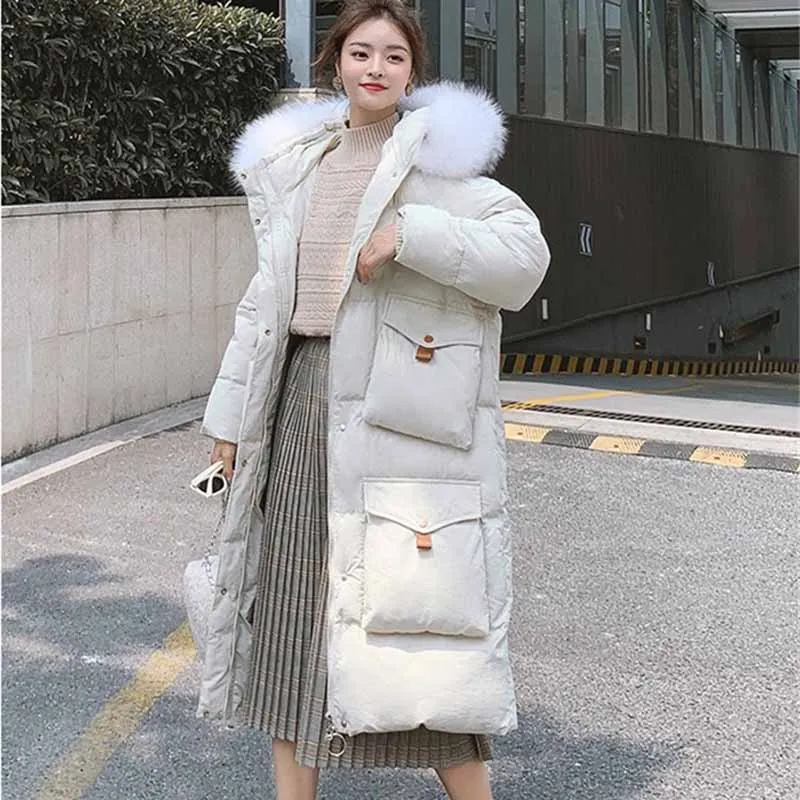 2019-Long-Down-cotton-jacket-Women-Winter-Parkas-Plus-size-Hooded-Big-pocket-Outerwear-Female-Thicken (1)