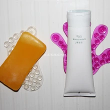 500 шт присоска сильная Двусторонняя всасывающая ладонь ПВХ двойная Волшебная пластиковая присоска мыльницы для ванной ребенок ладонь