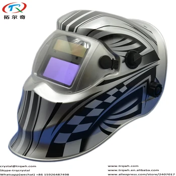 

Silver Bat Model DIN9-13 Outside Control Inner Outer Button Battery Replace CR2032 Solar Power Darkening Automatic Welding Mask