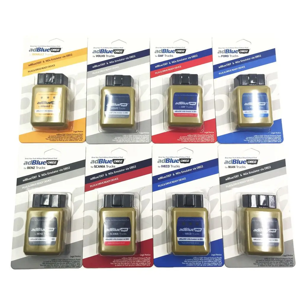 

AdblueOBD2 AdBlue Emulator for FORD/DAF/IVECO/MAN/SCANIA/Volvo/Renault/Benz Trucks Plug And Drive Ready Device By OBD2