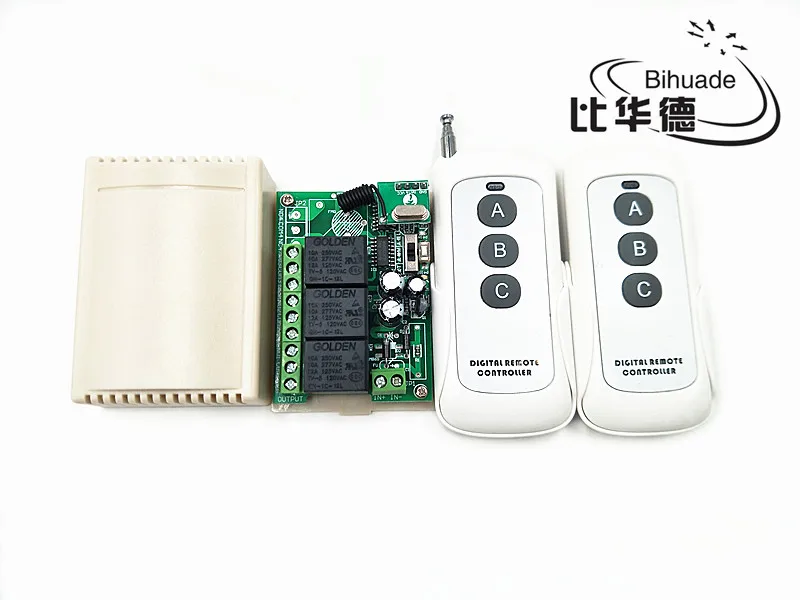 

315Mhz Universal Wireless Remote Control Switch DC 12V 10A 3 Channel Relay Receiver Module and 1pcs RF Remote 315Mhz Transmitter