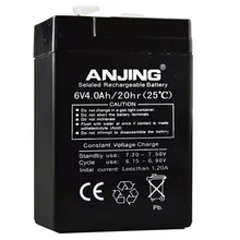 Аккумулятор 6V4 AH для детей, игрушечный автомобиль, переноска для ребенка, UPS, настольный светодиодный светильник, свинцово-кислотный аккумулятор для хранения, перезаряжаемый морской светодиодный