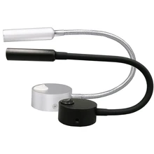 Гусиная шея 3 Вт светодиодный настенный светильник бра прикроватная лампа Кнопка ВКЛ/ВЫКЛ приспособление для прожектора выставки