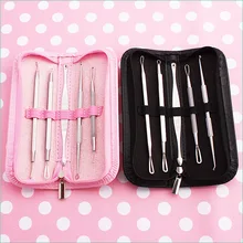 Популярные 5 шт./компл. чёрные точки белые точки для удаления пятна акне прибор для удаления прыщей макияж набор красоты