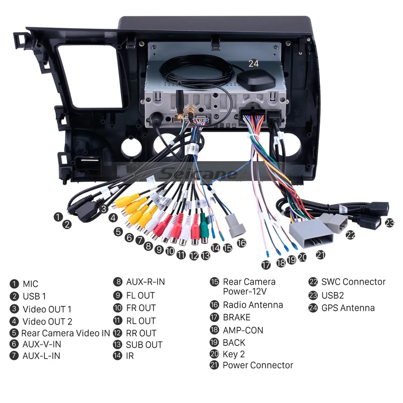 Sale Seicane Android 9.0 10.1" One Din Car Radio Audio GPS Navigation Multimedia Player Head Unit For 2006-2011 Honda CIVIC RHD 5 Sale Seicane Android 9.0 10.1" One Din Car Radio Audio GPS Navigation Multimedia Player Head Unit For 2006-2011 Honda CIVIC RHD 5