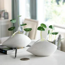 Фарфоровый цветочный горшок, декоративная керамическая ваза «Улитка», морское фарфоровое с росписью, ремесленники, подарок, аксессуары для вязания