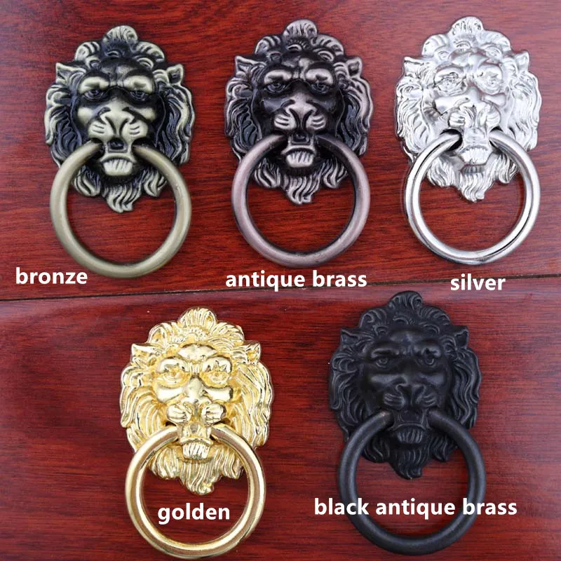 vintage style lionhead knobs golden silver black antique brass bronze antique copper large meatball drawer cabinet pulls knobs vintage style lionhead knobs golden silver black antique brass bronze antique copper large meatball drawer cabinet pulls knobs