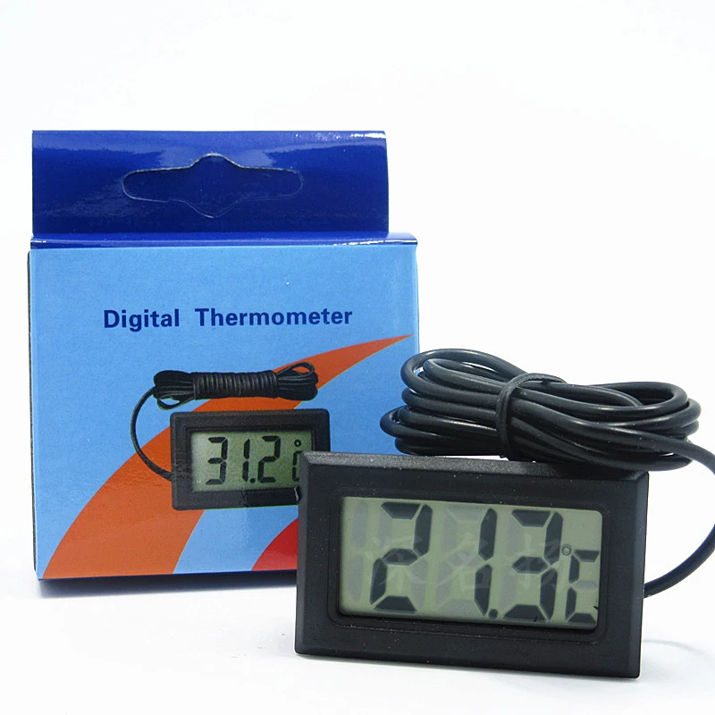 

Waterproof LCD Electronic Pet Aquarium Thermometer Digital Outdoor Temperature Measure Tool With Probe Aquatic Products