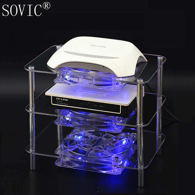 Охлаждающие подставки для ноутбука DC 5 В USB 120*120*25 мм беспроводной маршрутизатор