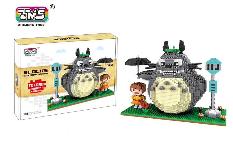 Mini Qute ZMS аниме мультфильм kawaii Totoro Медведь Дети Мальчики Девочки подарок