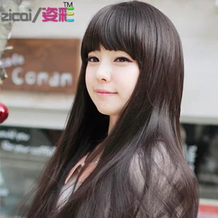 Besplatnaya Dostavka Korejskij Parik Volosy Devushki Prokrutki Pushistyj Modelirovaniya Pricheski Moda Prekrasnye Dlinnye Pryamye Volosy Mikro Aliexpress Mobile