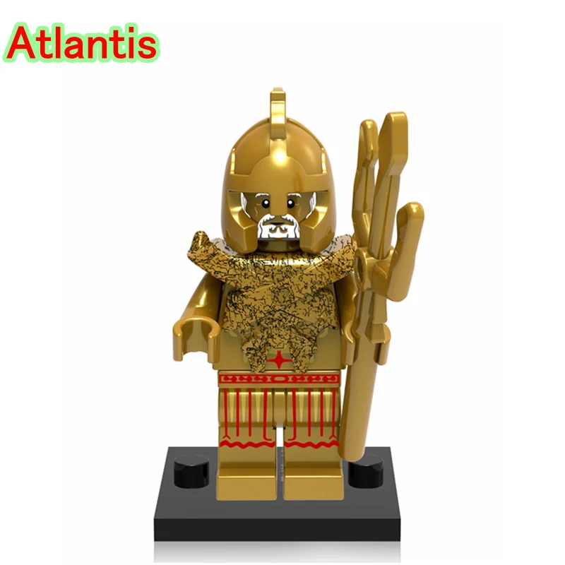 

Atlantis Neptune Tiny Dolls Bricks Legoing Medieval Egyptian Limited Edition Atl020 Building blocks Toys For Children XH625