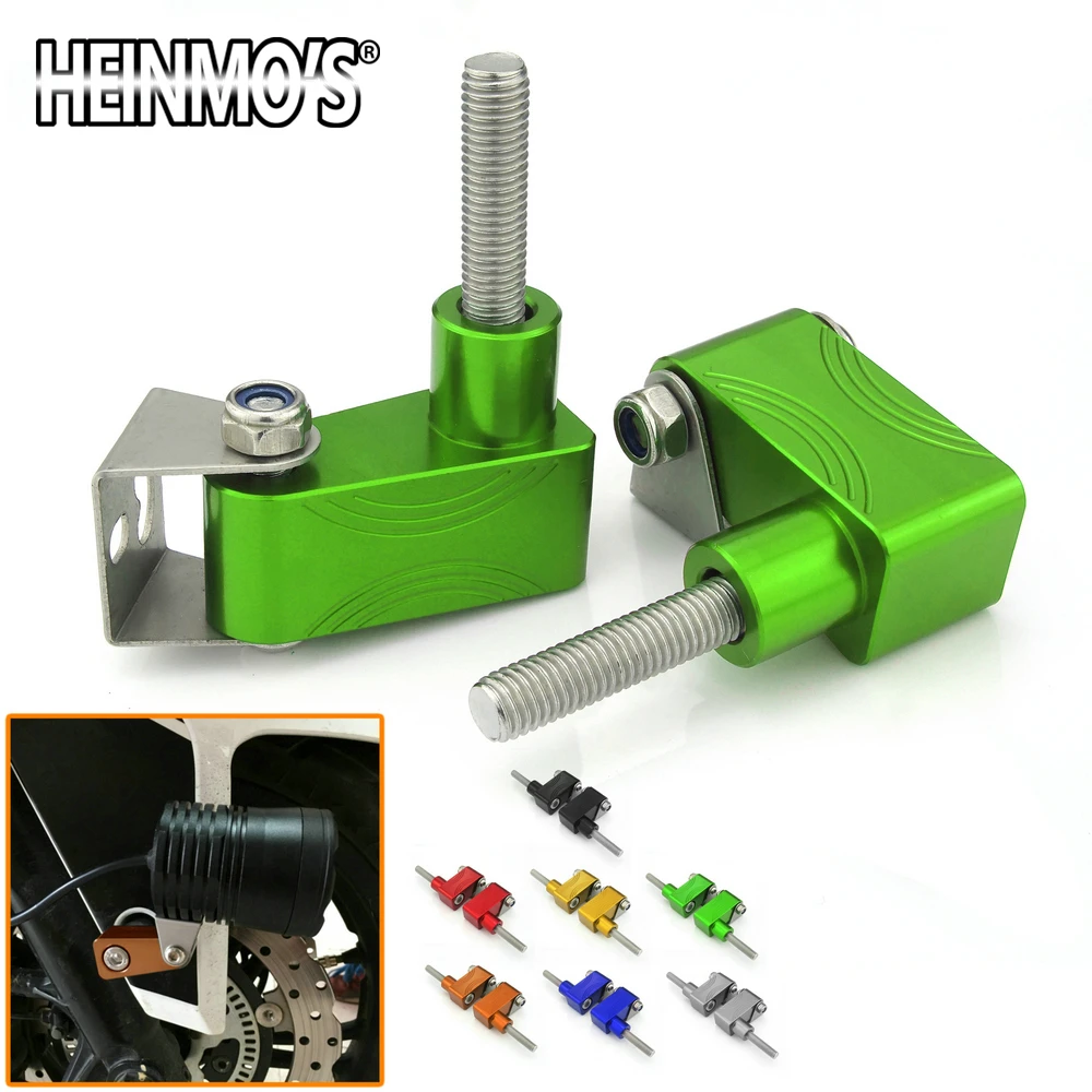 

Motorcycle Lower Fork Mount Spotlight Holder for Yamaha Xmax Tmax Nmax for Kawasaki Ninja 250 300 Universal Spotlight Bracket