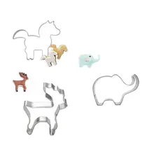 3 шт. формы для выпечки инструмент для вырезания печенья прессформы пресс для печенья набор для заморозки форма для выпечки Нержавеющая сталь Fondant(сахарная) для выпечки фонданта Декор