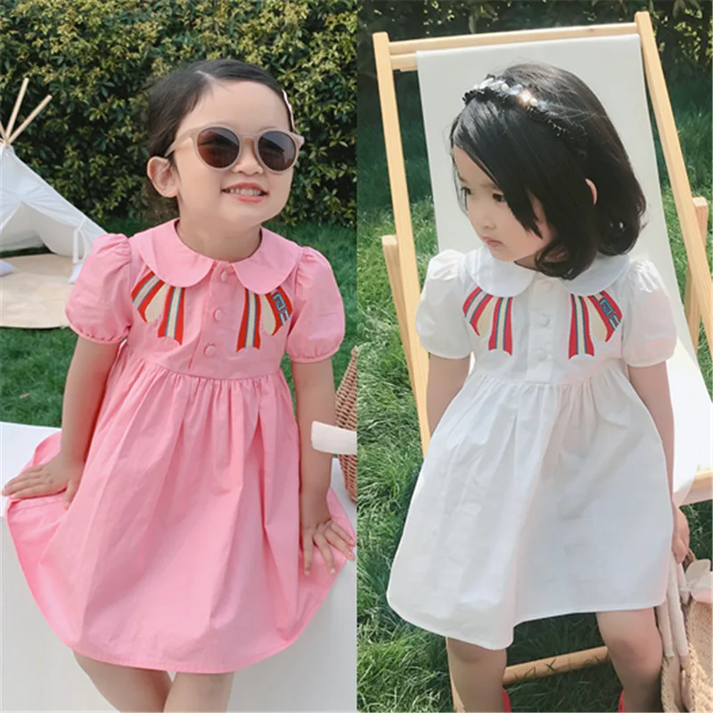 

Baby Girls Summer dress 2019 New Girl Kids Sweet Princess Dresses children's clothing Vestidos