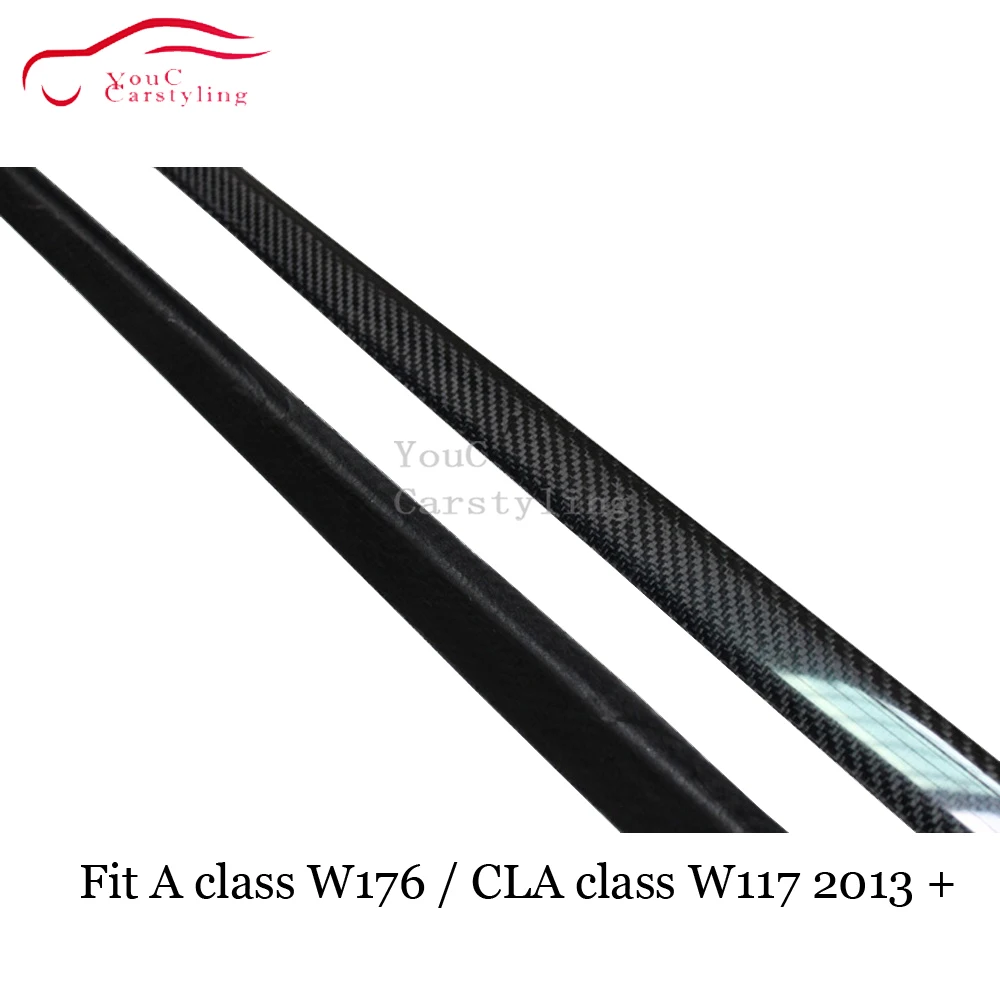 Боковая юбка из углеродного волокна в стиле OEM бампер для Mercedes A Class W176 CLA W117 A45 CLA45 AMG