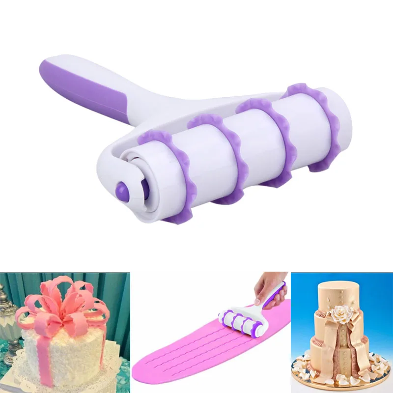 Лента Sugarcraft Скалка рельефное украшение выпечки поставка ролик украшения