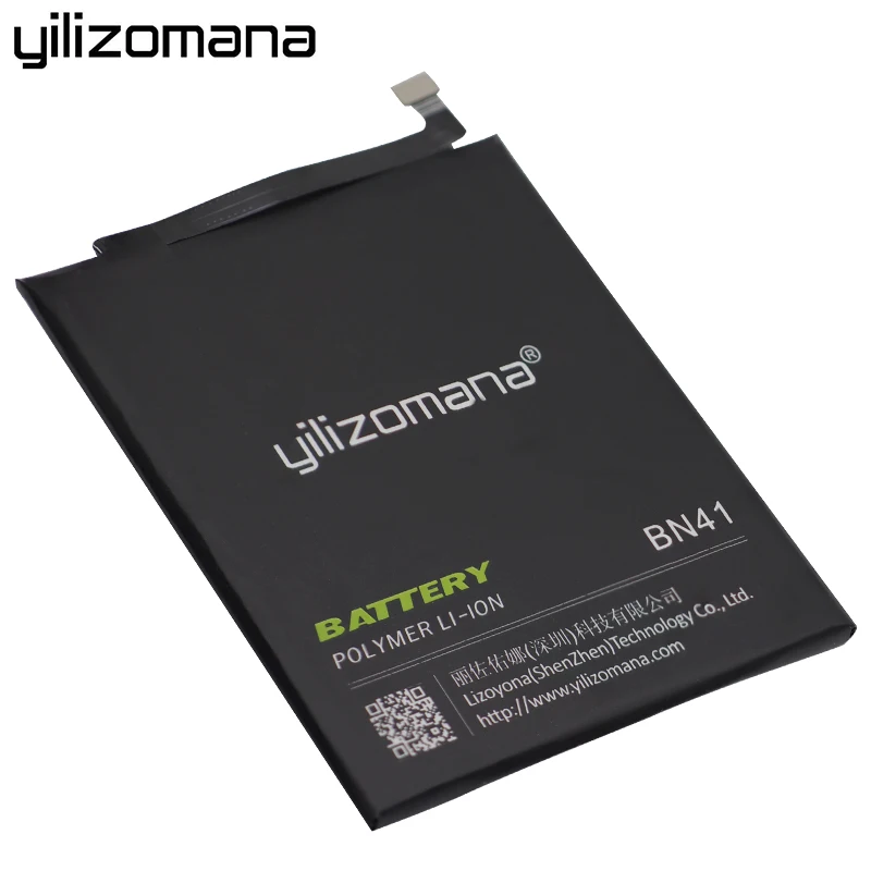 Аккумулятор YILIZOMANA высокой емкости BN41 для телефона Xiaomi Redmi Note 4 / 4X MTK Helio X20 4000/4100 мАч