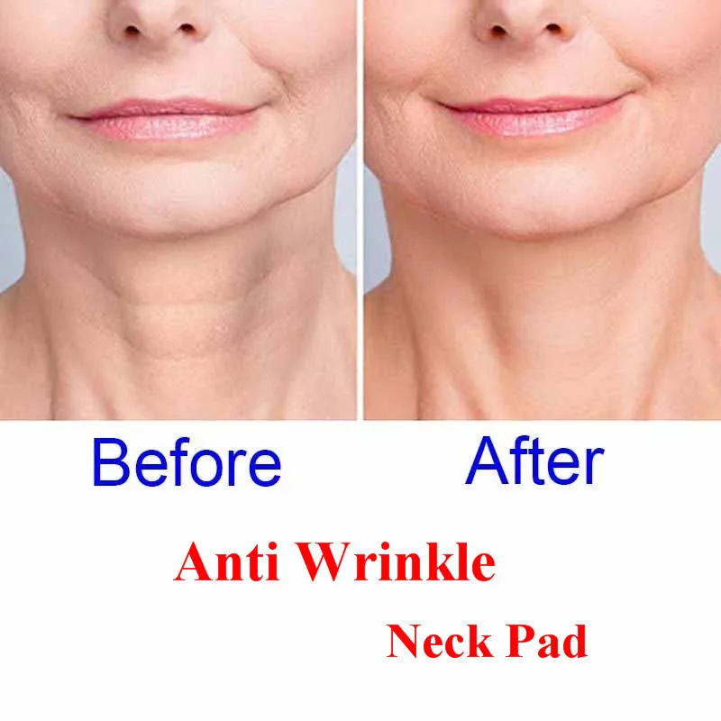 1PC Anti Wrinkle Silicon Neck Pad Reusable Neck Tape Wrinkle Pads for