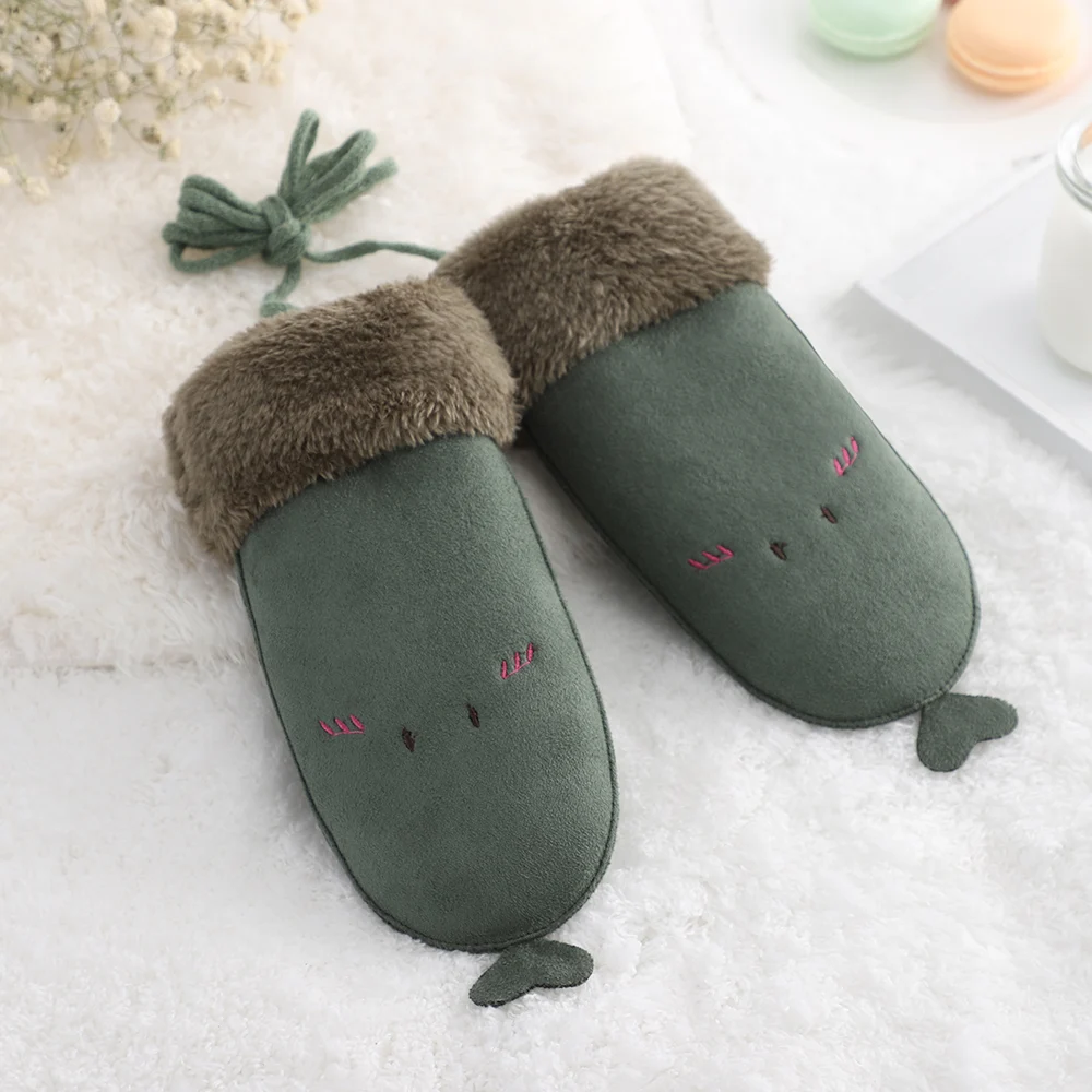 St. Susana 2018 детские осенние зимние теплые перчатки модная детская плюшевая подкладка милые перчатки варежки для девочек мальчиков перчатки