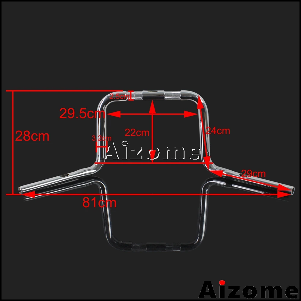Мотоцикл 10 &quotRise руль 1 1/4&quot Ape вешалка ручка бар для Harley Softail Heritage Springer Bad Boy Cross FLST