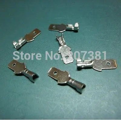

a free shipping TC29# 500x 6.3mm Crimp Terminal Male Spade Connector + Case