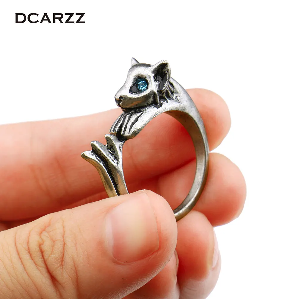 Dark Soul 3 серебряное кольцо с кошкой мужское Ювелирное кольцо с кристаллами для женщин Bague Femme панк Anel ювелирные изделия Прямая поставка