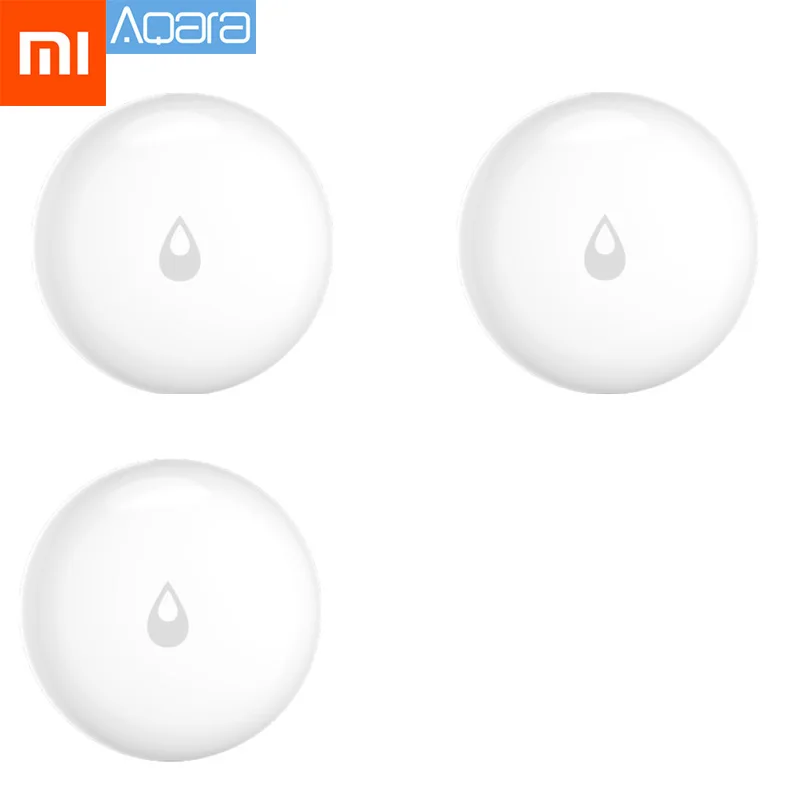 Xiaomi Mijia Aqara IP67 датчик погружения воды детектор утечки воды для дома удаленный сигнал безопасности датчик замачивания - Цвет: 3pcs in pack