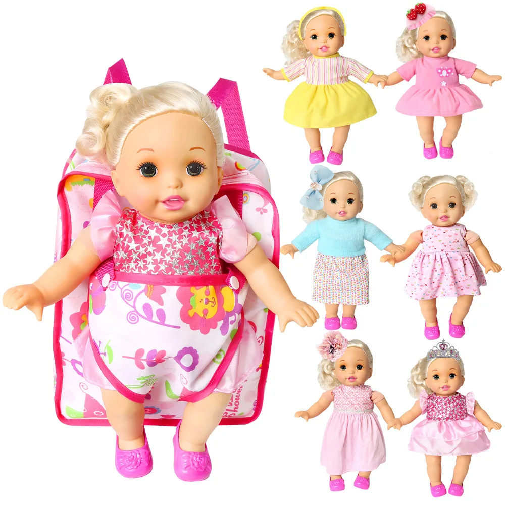 Bitty Baby Doll Одежда красочные платья ручной работы куклы аксессуары реалистичные повседневные костюмы платье набор подходит для 12-15in кукла