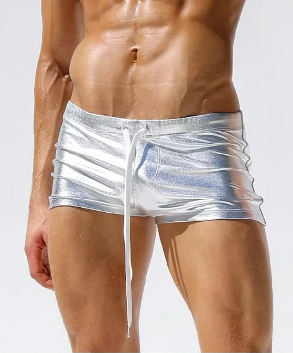 Мужские серебряные шорты мужские пляжные шорты мужские s пляжные шорты мужские Модный Купальник