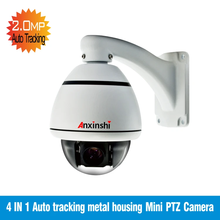  1080P 4 in 1 output Auto Tracking 10X Zoom/Pan/Tilt mini outdoor ptz dome camera support IP66 with 