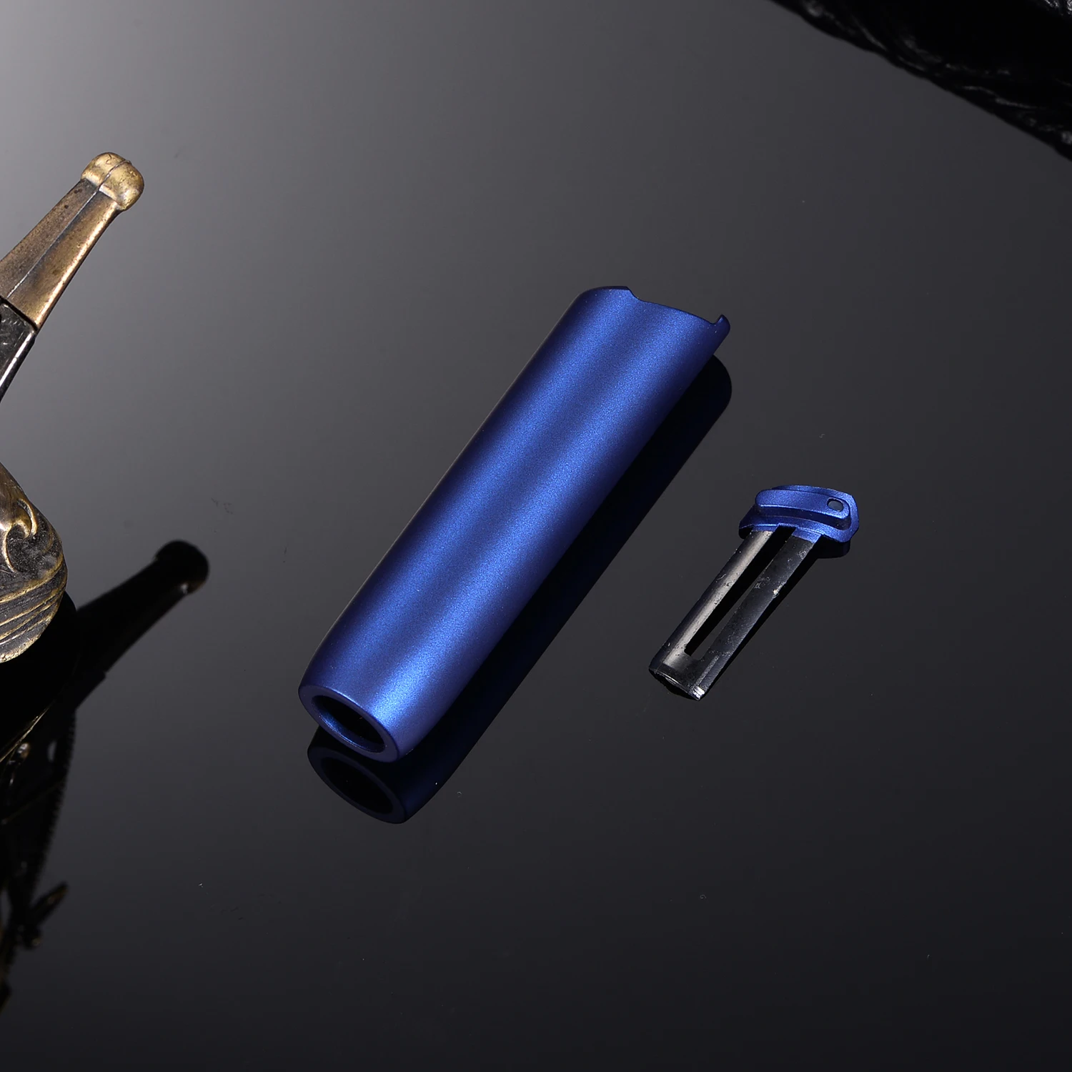 New Colorful Cap Mouthpiece Shell For IQOS 3.0 Cigarette Case Metal Cover Case Replaceable Outer Case Button 4