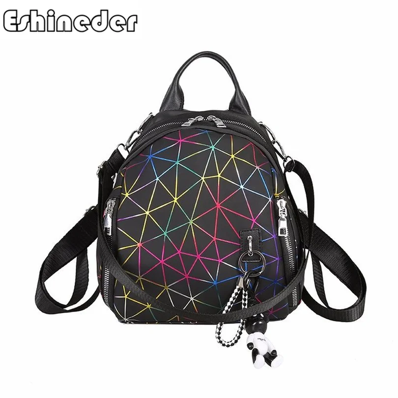 

ESHINEDER Women Mini Backpack PU Leather Backpack Shoulder Bag Female Girls Travel Daypacks Teenager School Bag Mochila Feminina