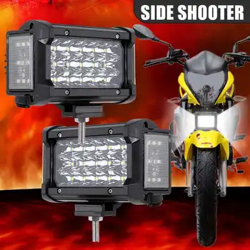 

102W Side Shooter light LED Work LIght 12/24V 4.5 Inch Side Luminous Light Bar Car Driving Lamp For 4x4 Off-road T
