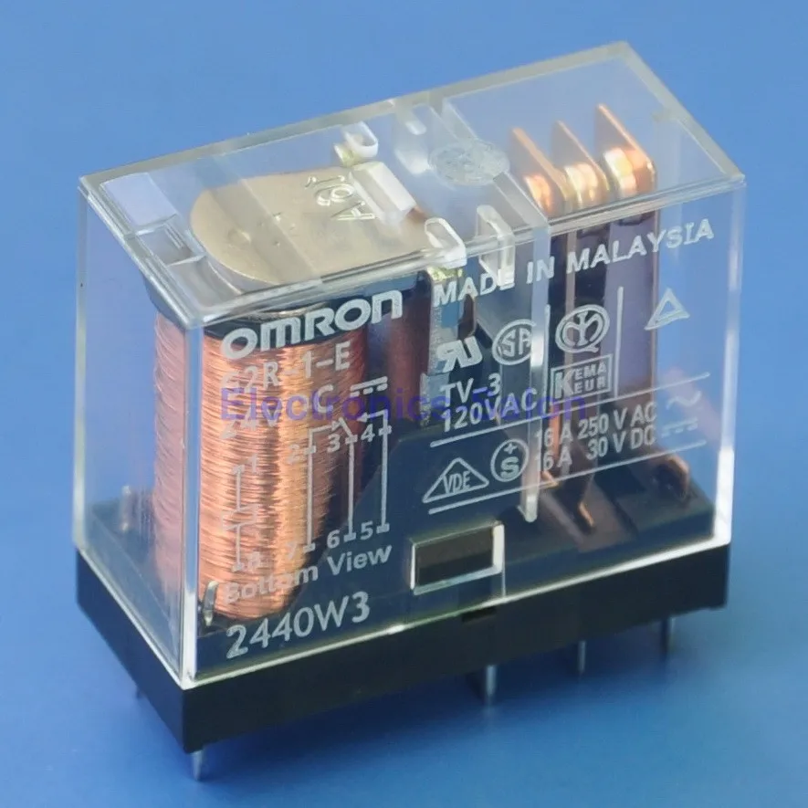 (50 шт./лот) 16 amp SPDT Мощность реле, g2r-1-e 24 В DC