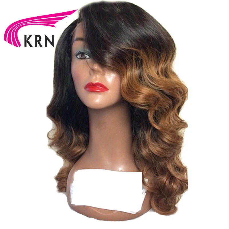 

KRN Brazilian 13x3 Lace Front Human Hair Wigs Remy Hair Body Wave Lace Wigs With Baby Hair Natural Pre Plucked Hairline