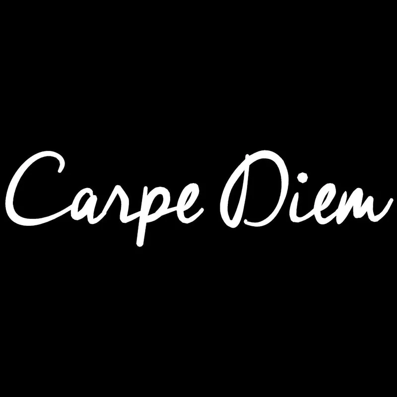 20 3*5 см CARPE DIEM модные текстовые автомобильные виниловые наклейки для автомобиля