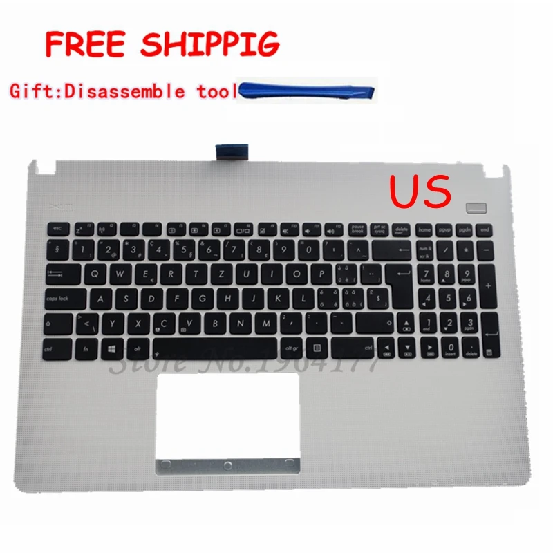 

new laptop keyboard bezel with C shell for ASUS X501 X501A X501U X501XI X501EI X501XE white palmrest upper case