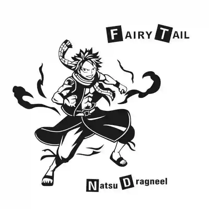Сказочный хвост Natsu стикер аниме мультфильм наклейка на машину виниловые