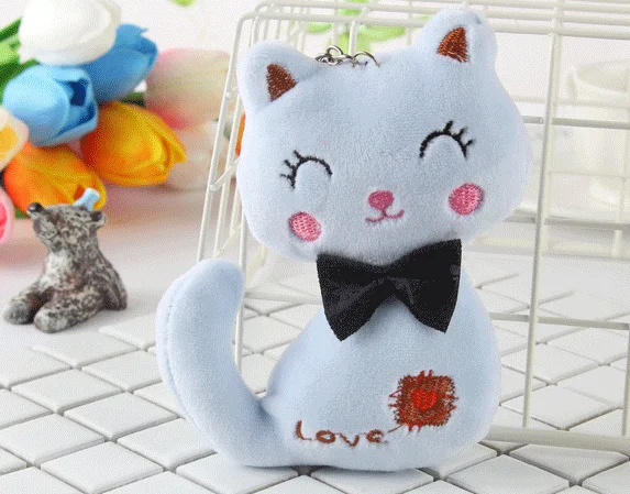 

Sitting 7CM Cat Plush Stuffed TOY DOLL NEW Key chain Gift Plush Dolls