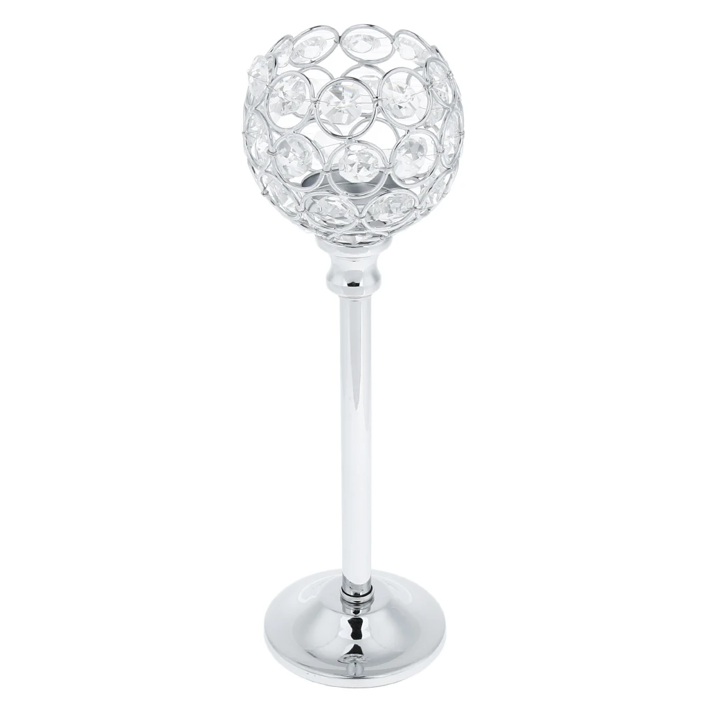 Mosaic Crystal Wedding Present Candlestick Candle Tea Light Holder Stand for Events Wedding Home Party Decor