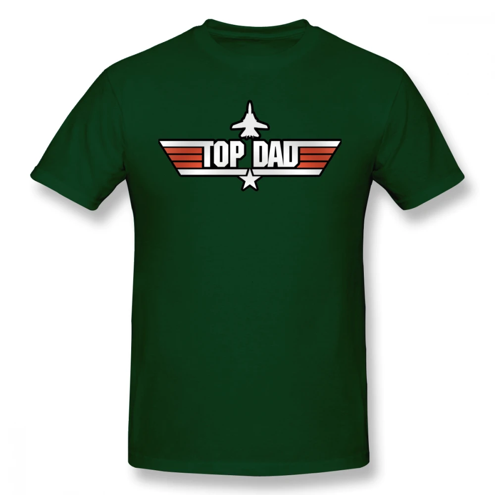Футболка пилота-авиатора футболка в стиле пистолета футболка для папы 4xl Футболка уличная одежда с принтом забавная футболка с короткими рукавами - Цвет: Dark Green