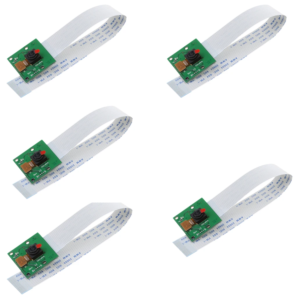 5x 5MP 1080p Sensor Camera Video Cable Module for Raspberry Pi A/B/B+