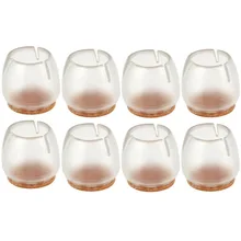 8 шт/партия силиконовые ножки стула крышки стола подкладки под ножки 25-29 мм протектор пола