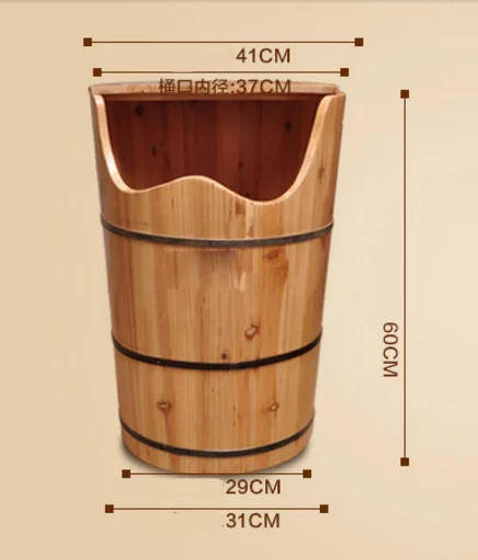 Бытовая ванна для ног из цельного дерева для взрослых, массажная ванночка для ног, педикюр, Паровая деревянная Паровая специальная ванна для ног